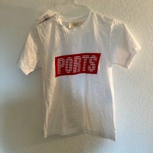Ports 1961 White Graphic Tshirt  XS